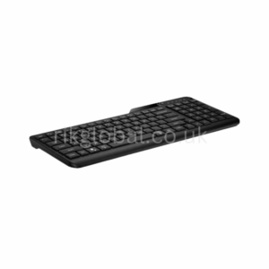 HP 475 Dual-Mode Wireless Keyboard: Jet Black, Bluetooth, USB-A, Eco-Friendly Design