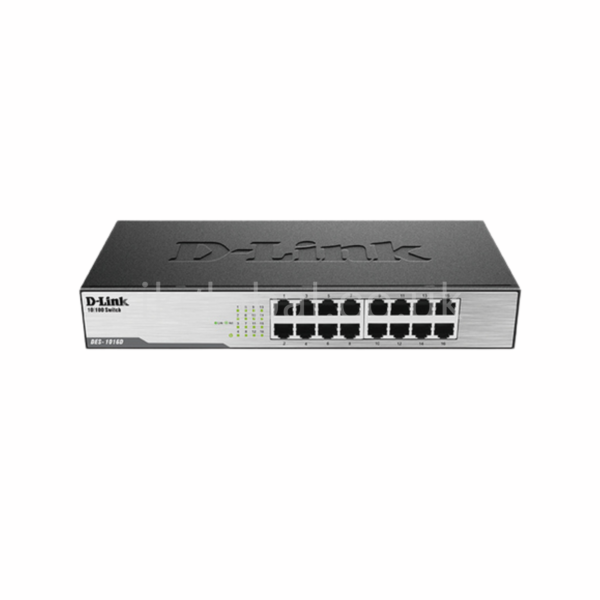 D-Link DES-1016D 16-Port Unmanaged Fast Ethernet Switch